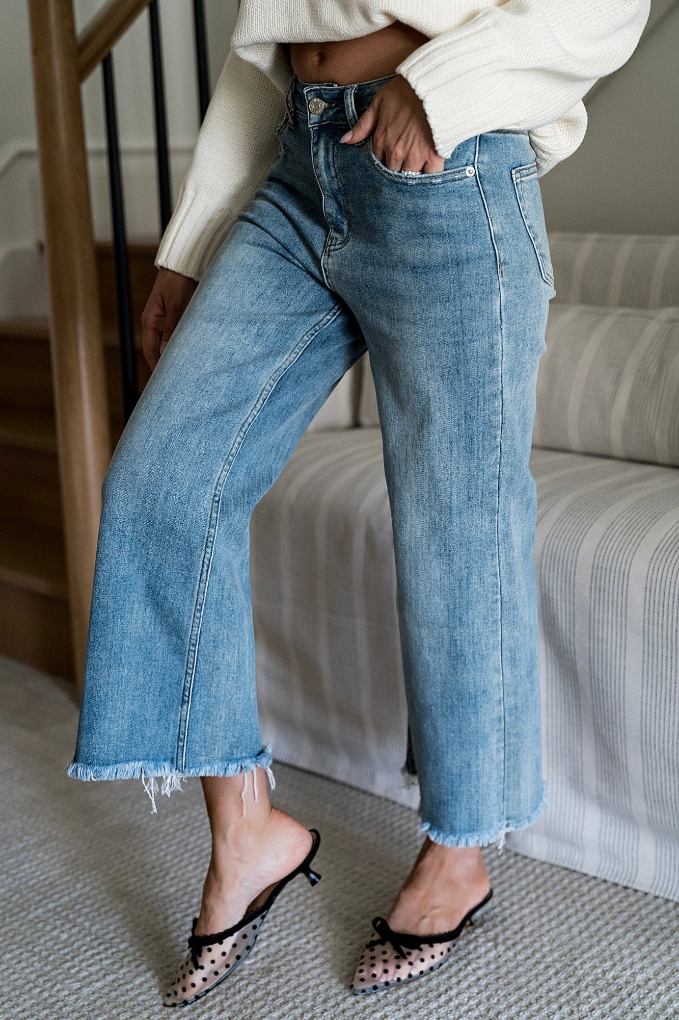 Griffin Jeans in Medium Holley Girl 