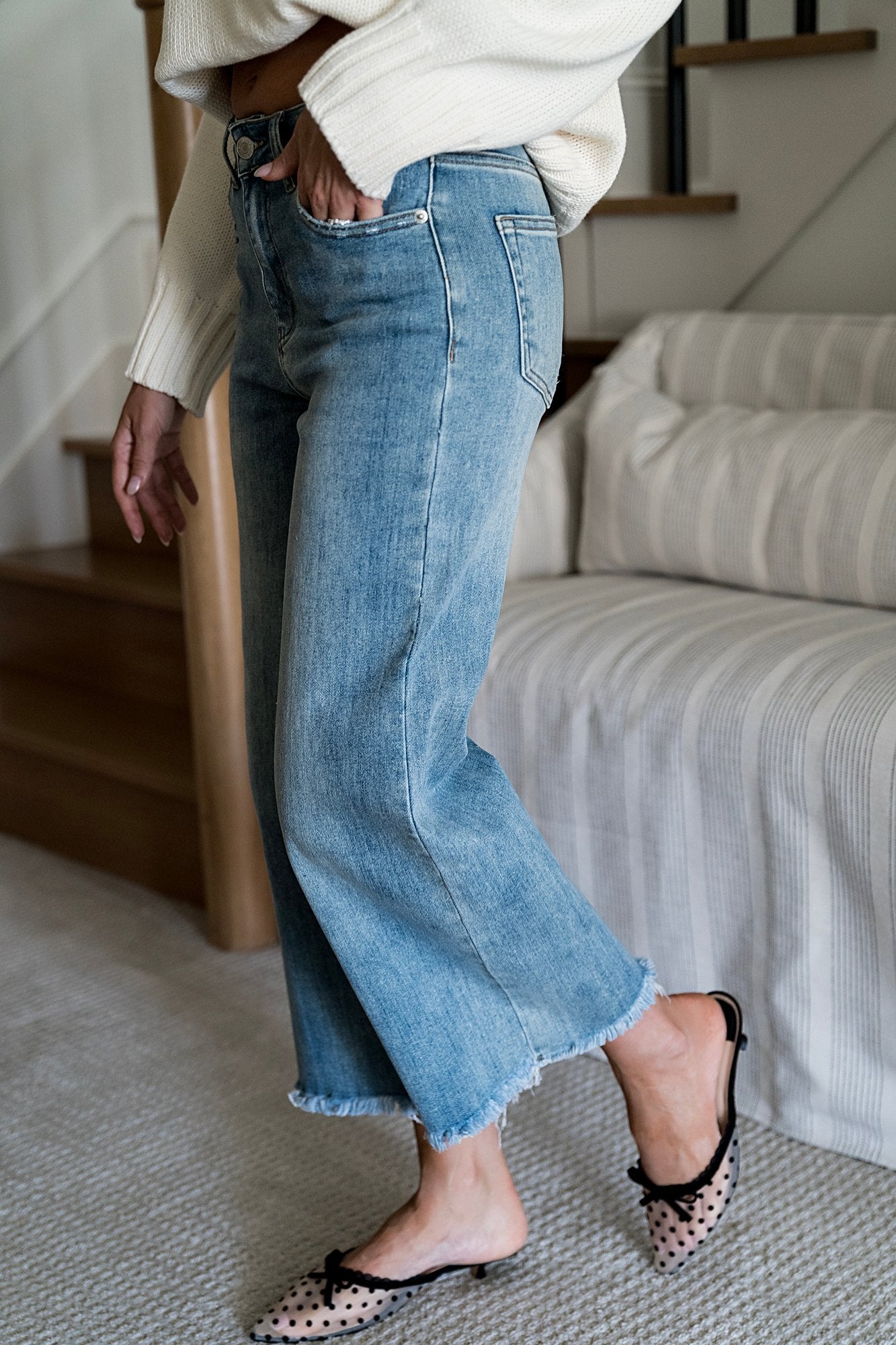 Griffin Jeans in Medium Holley Girl 