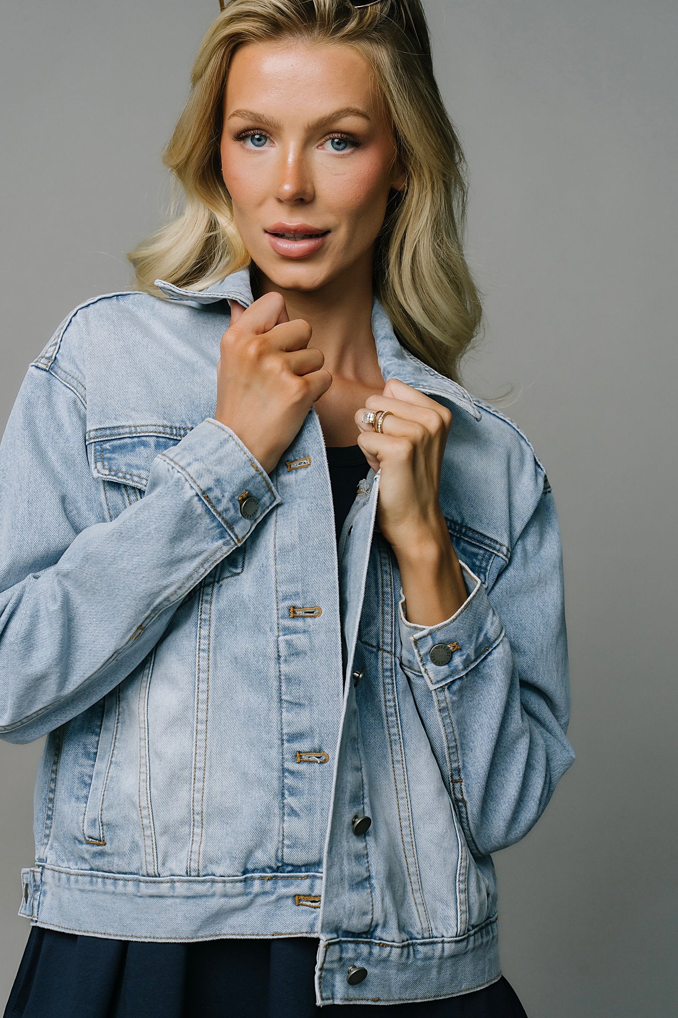 Fierce & Free Jean Jacket Clothing Holley Girl 