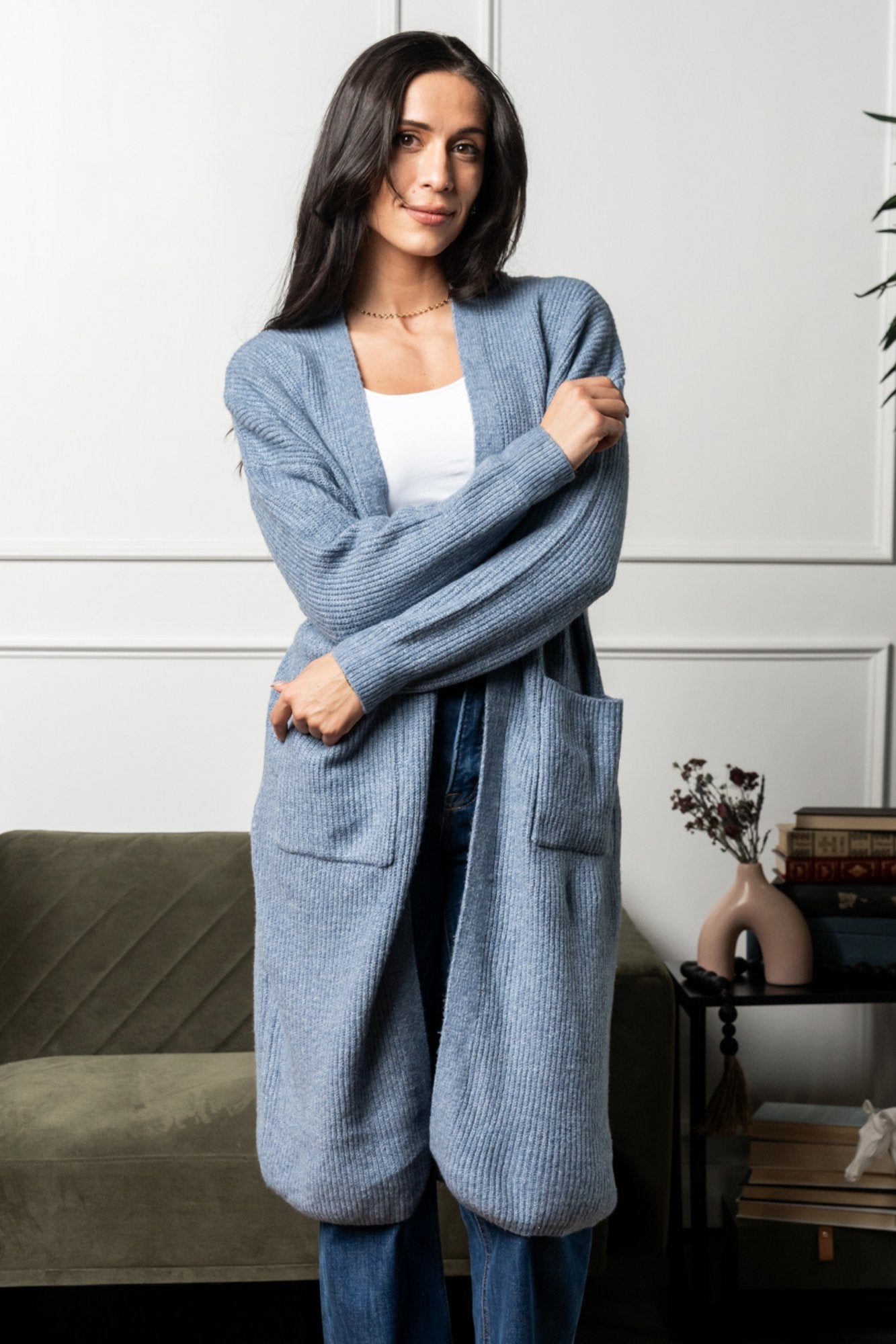 Harvest Moon Cardigan in Breeze Clothing Holley Girl 