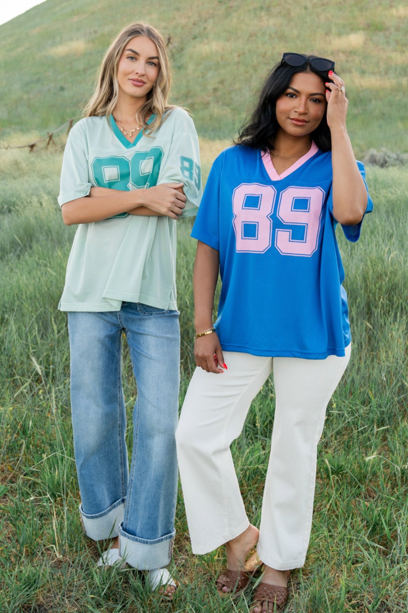 89 Jersey in Ocean Clothing Holley Girl 