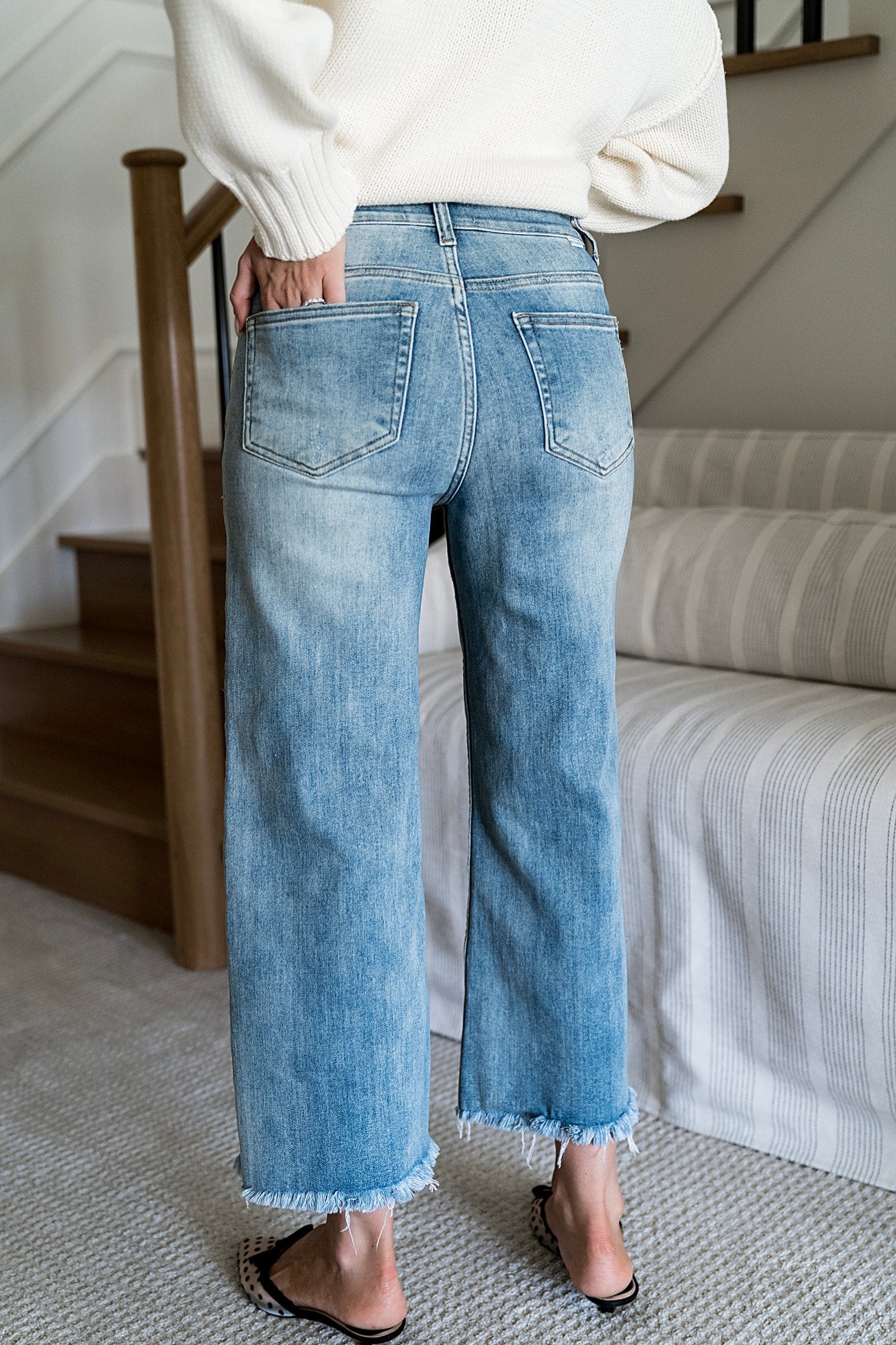 Griffin Jeans in Medium Holley Girl 