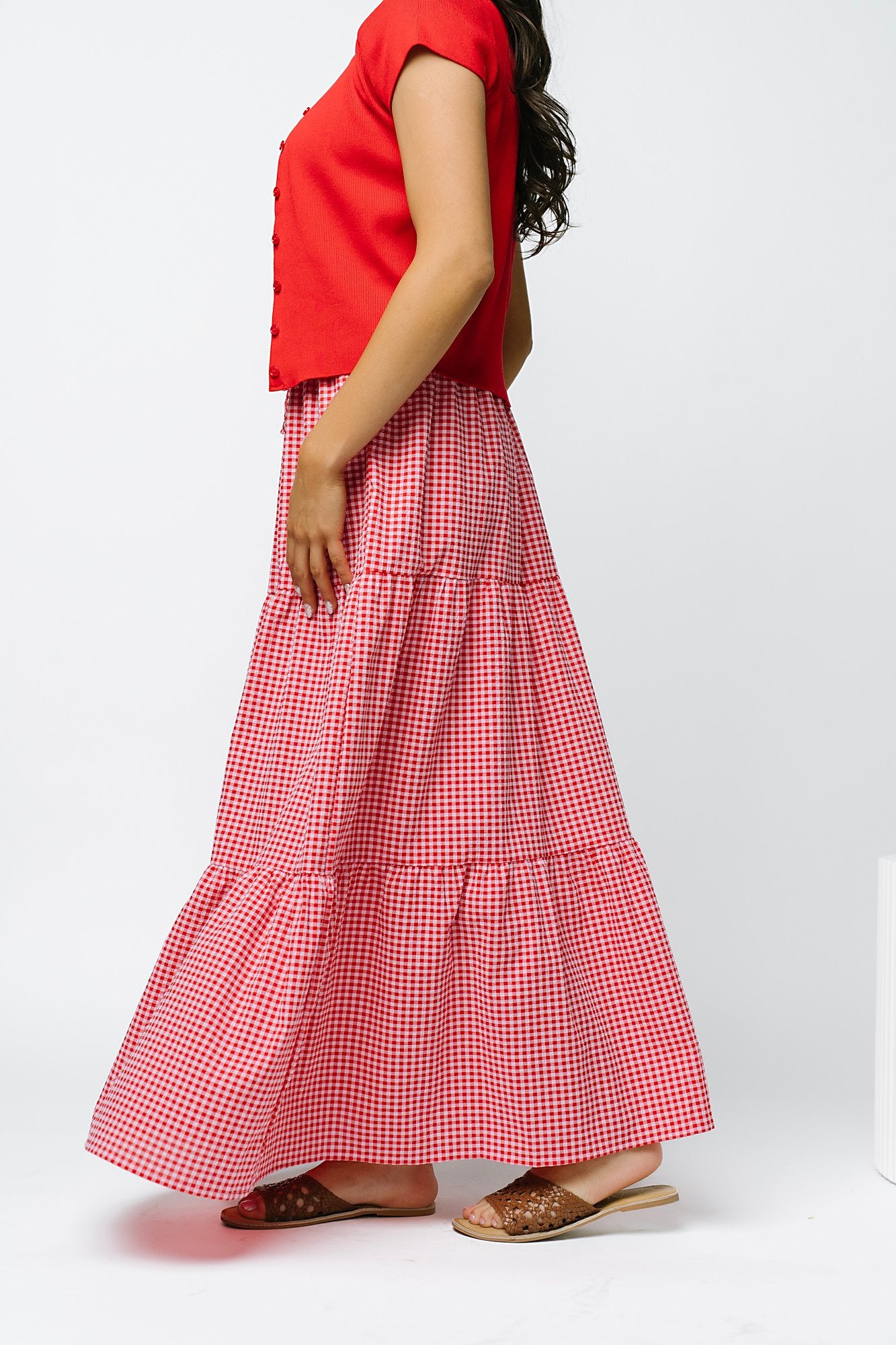 Honeybee Skirt in Raspberry Clothing Holley Girl 