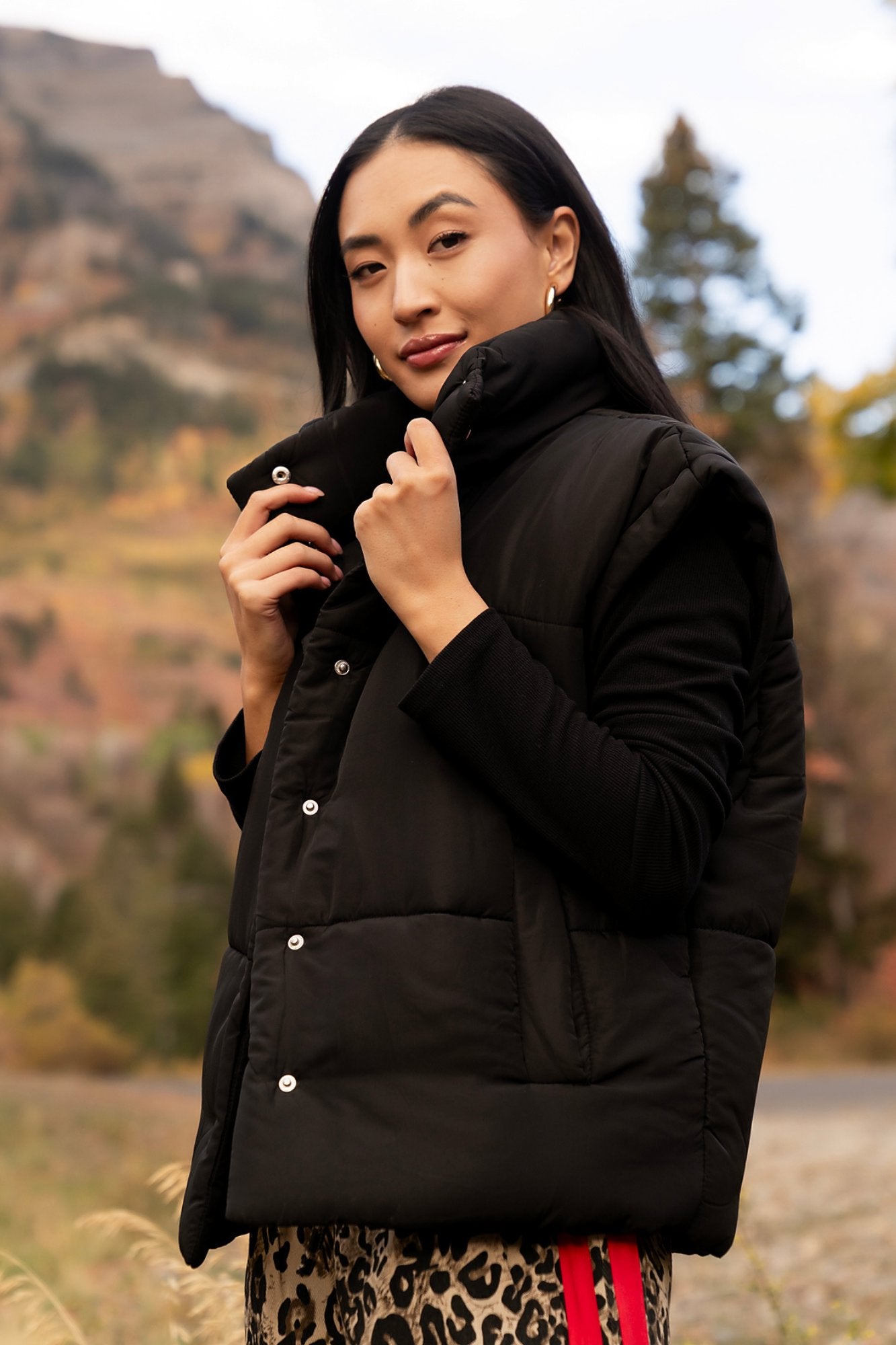 Shadow Puffer Vest Clothing Holley Girl 