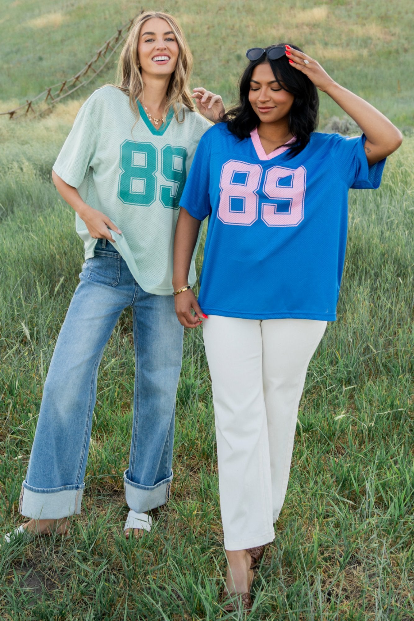 89 Jersey in Ocean Clothing Holley Girl 