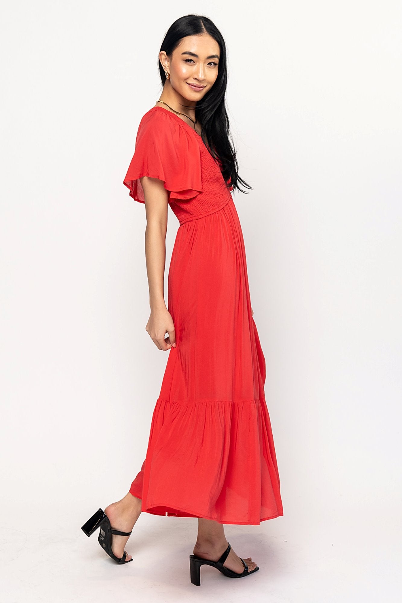 Sofia Dress in Poppy Holley Girl 