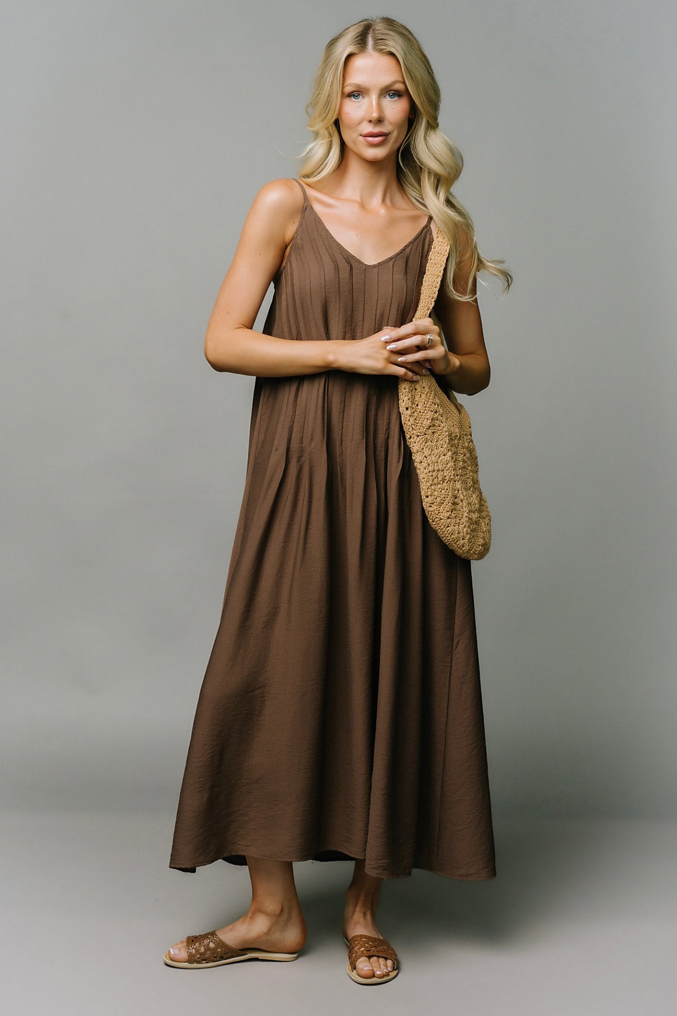 Sunkissed Pintuck Dress Clothing Holley Girl 