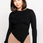 Tia Sweater in Black Holley Girl 