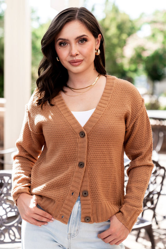 Norris Sweater in Camel Clothing Holley Girl 