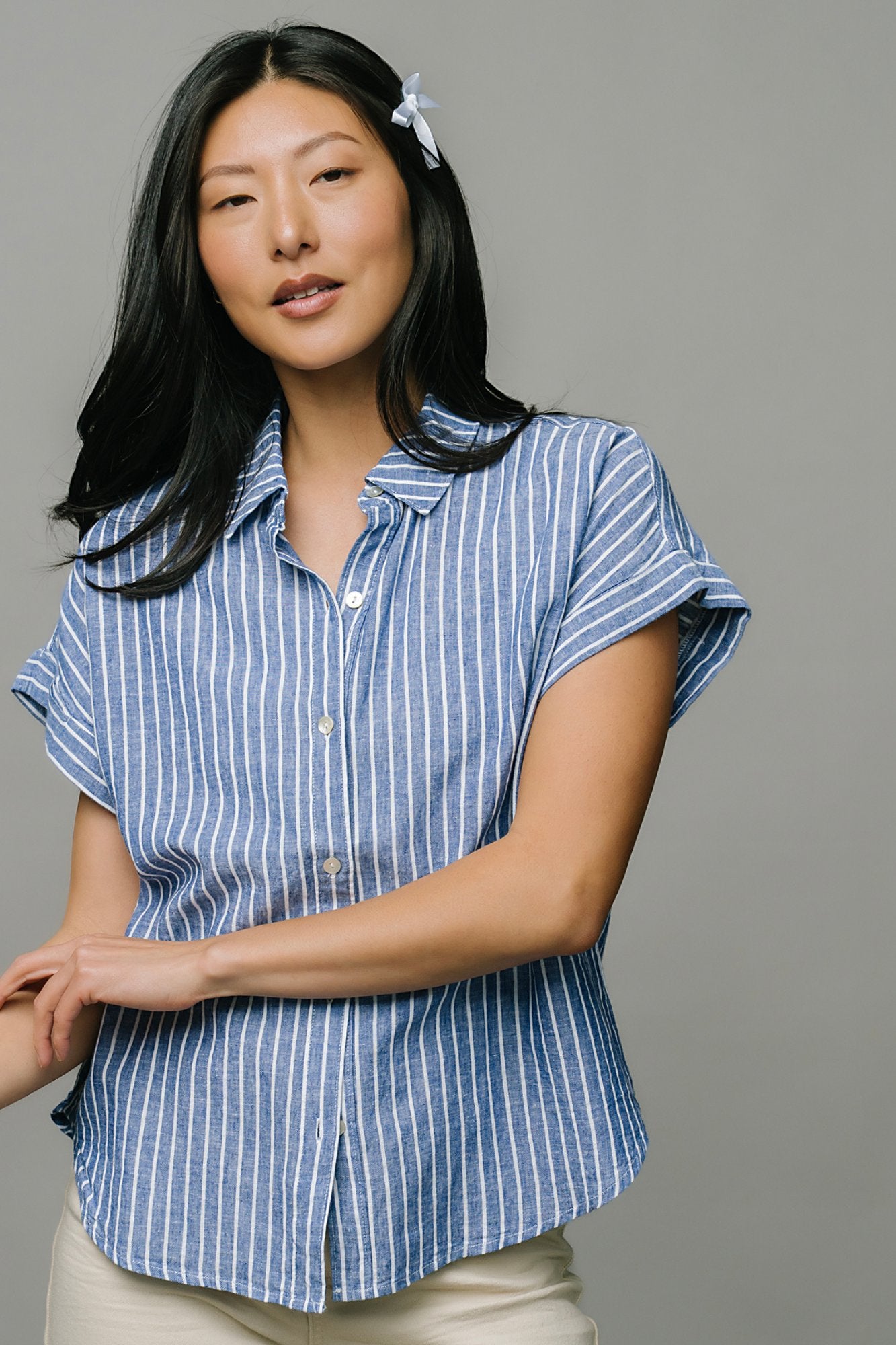 Weekend Stripe Top Clothing Holley Girl 