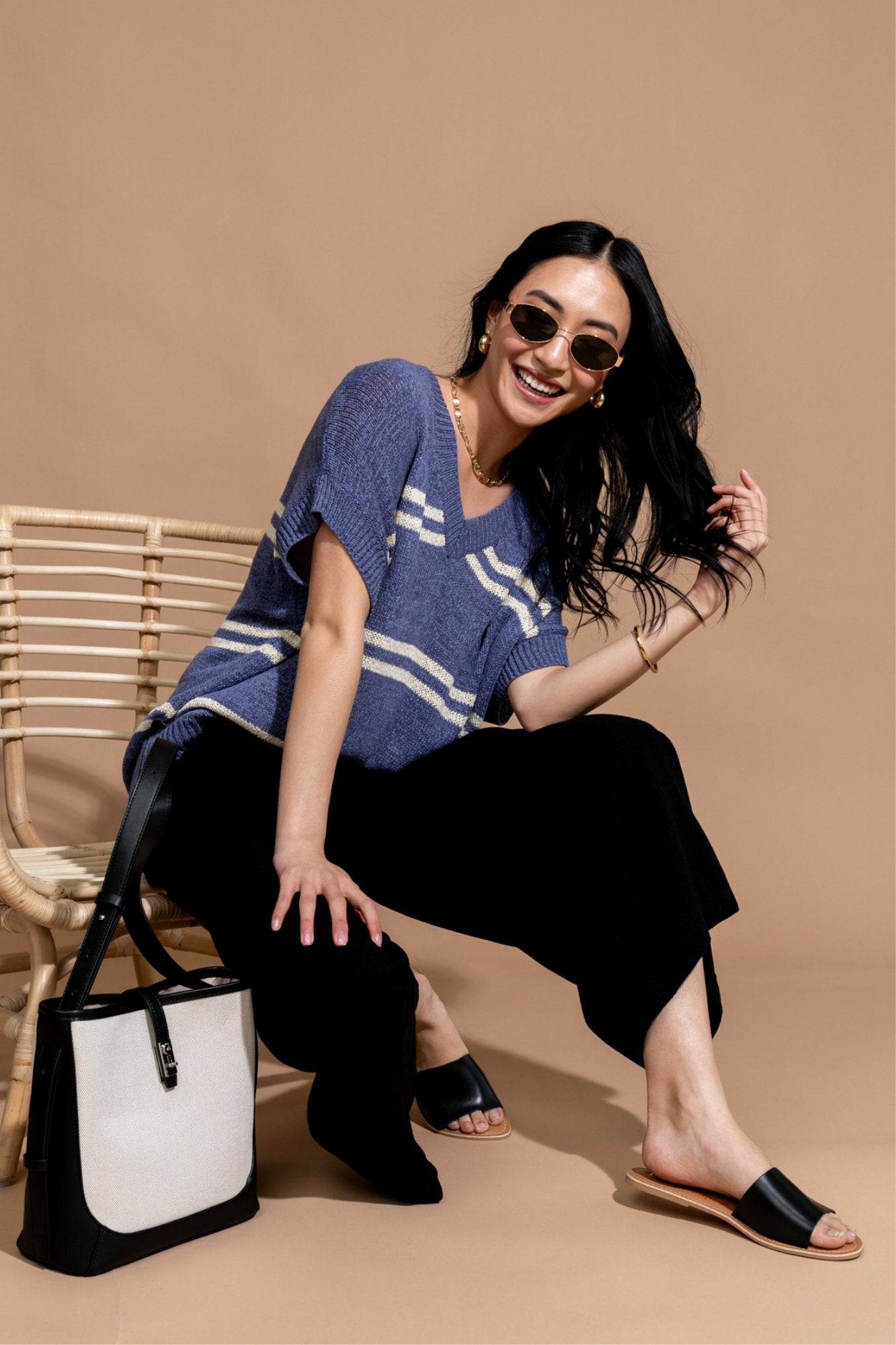 Benton Sandals in Black Clothing Holley Girl 