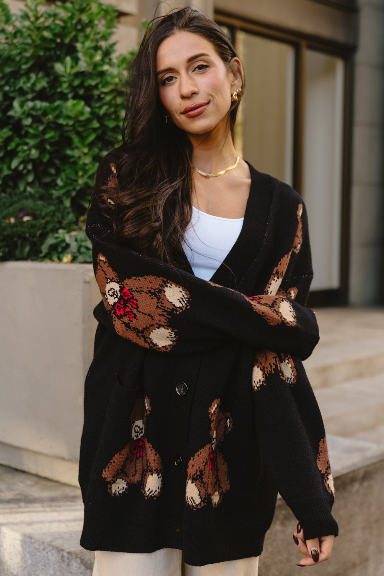 Beary Cozy Cardigan Clothing Holley Girl 