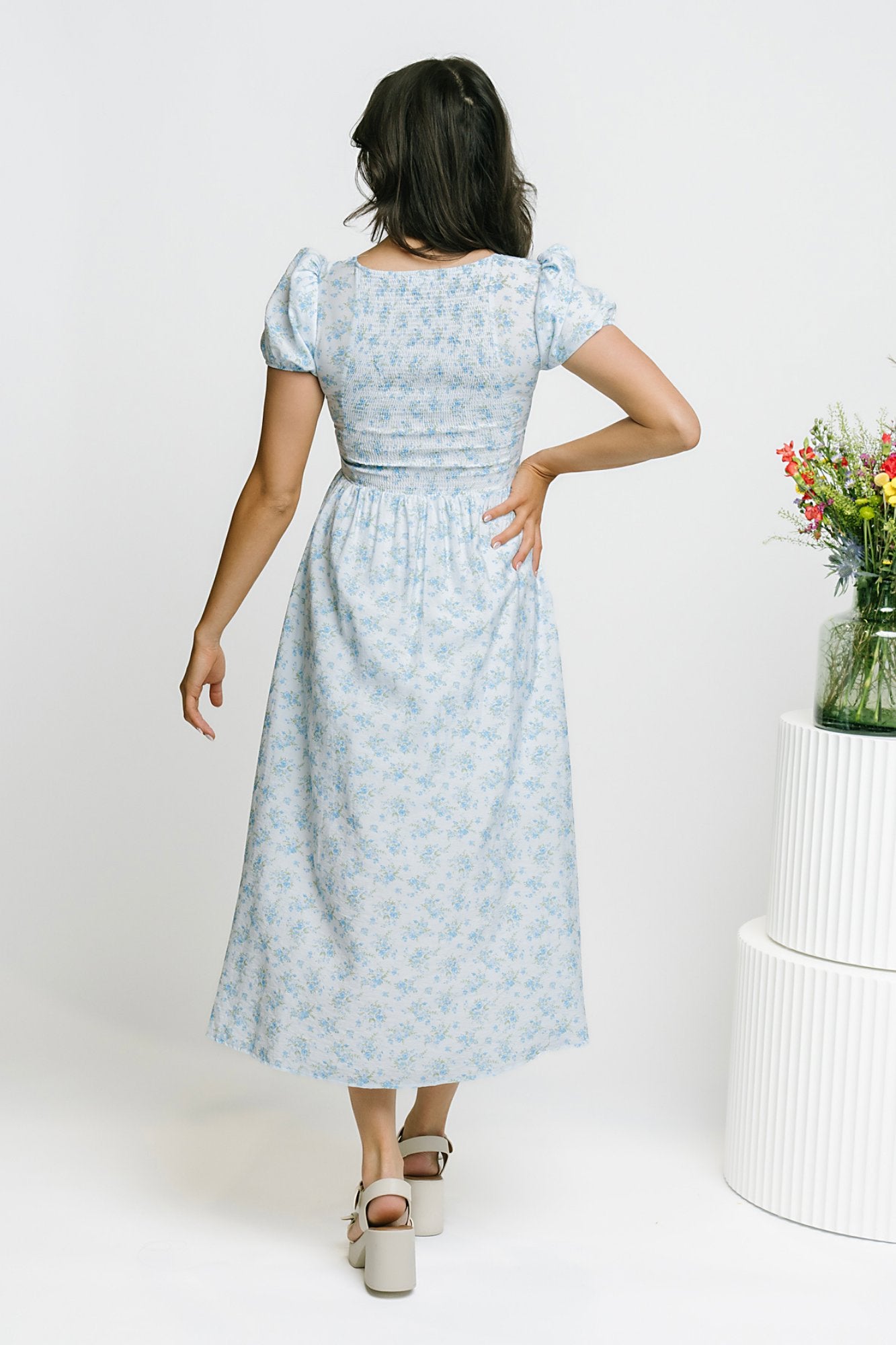 Sunny Creek Dress in Sky Clothing Holley Girl 