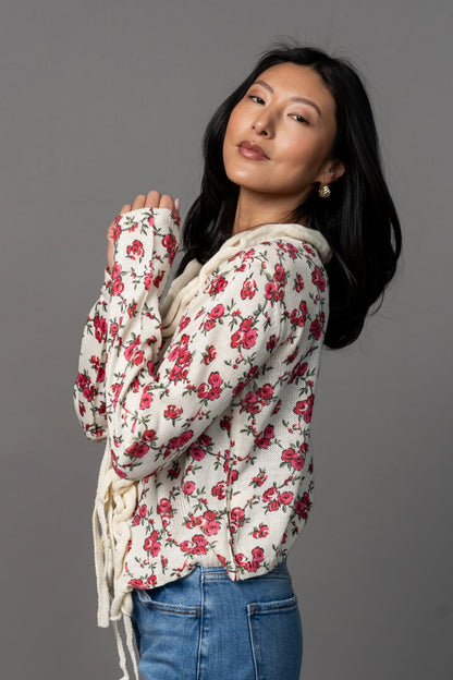 Rosette Ruffle Cardigan Clothing Holley Girl 