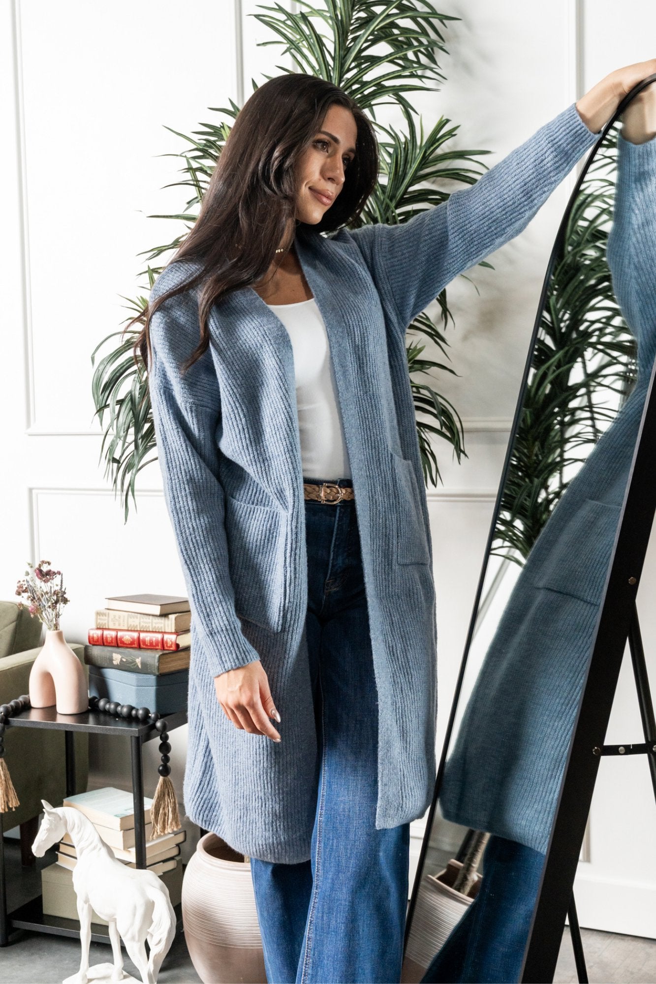 Harvest Moon Cardigan in Breeze Clothing Holley Girl 