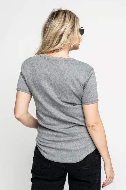 Carli Top in Grey Holley Girl 