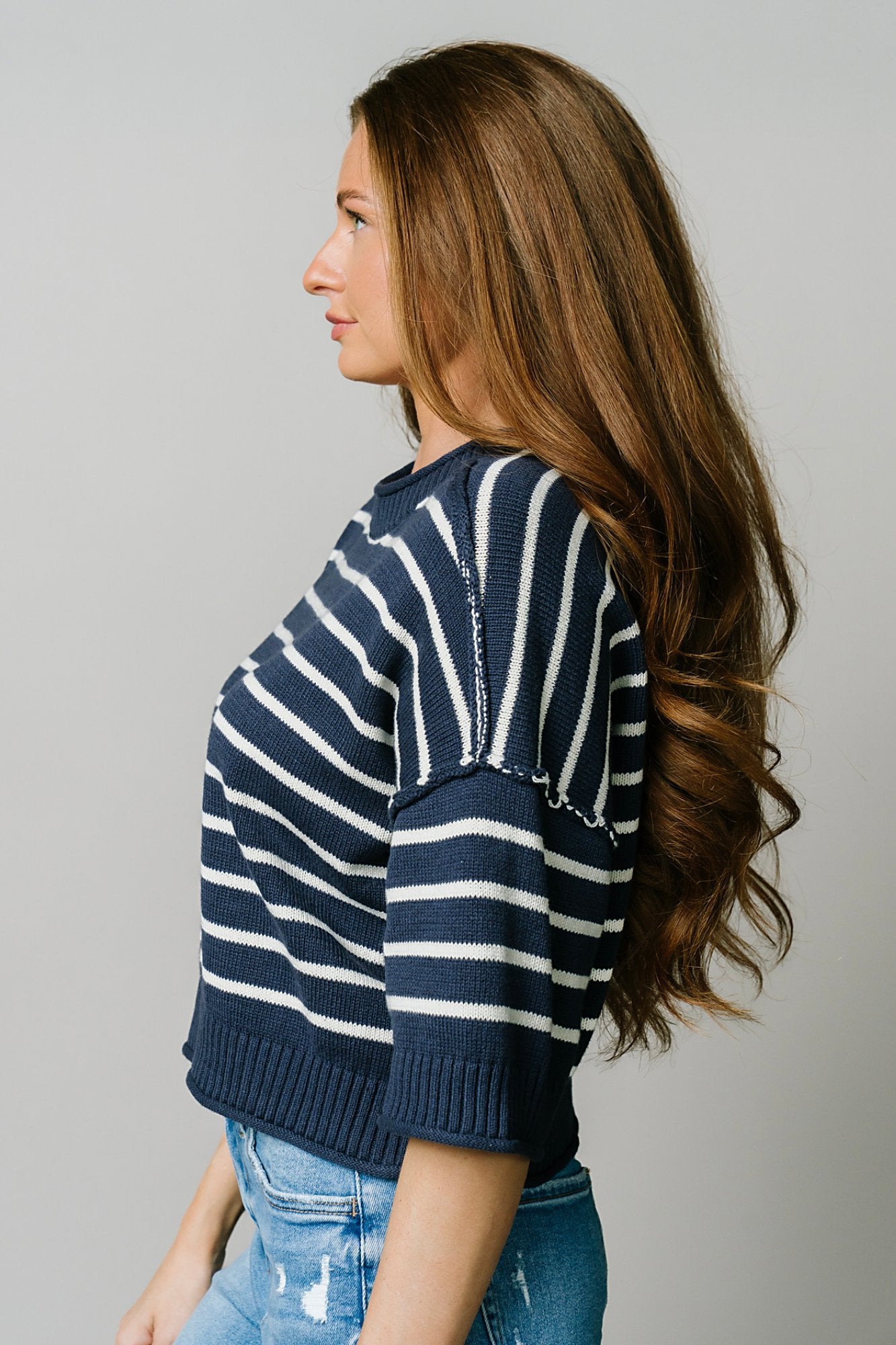 Hamptons Knit in Navy Clothing Holley Girl 