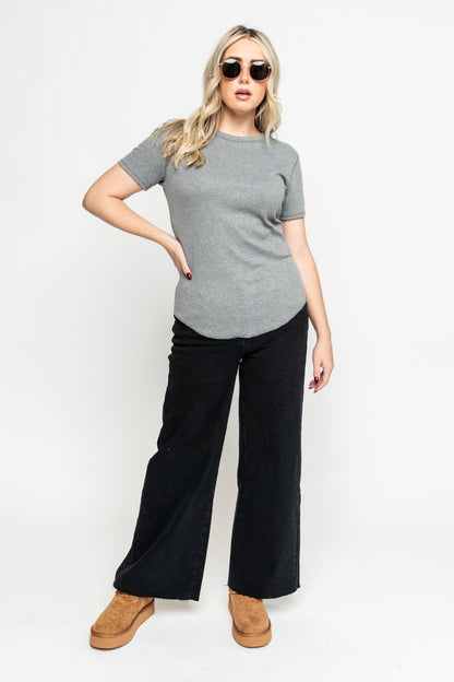 Carli Top in Grey Holley Girl 