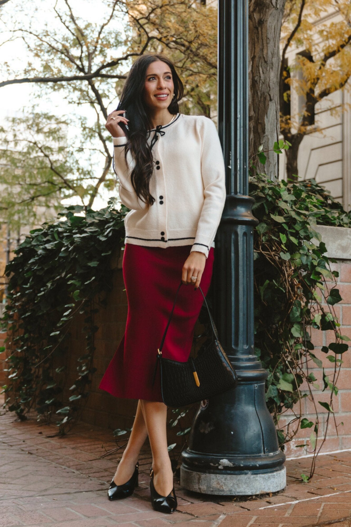 Leo Skirt in Cherry Clothing Holley Girl 