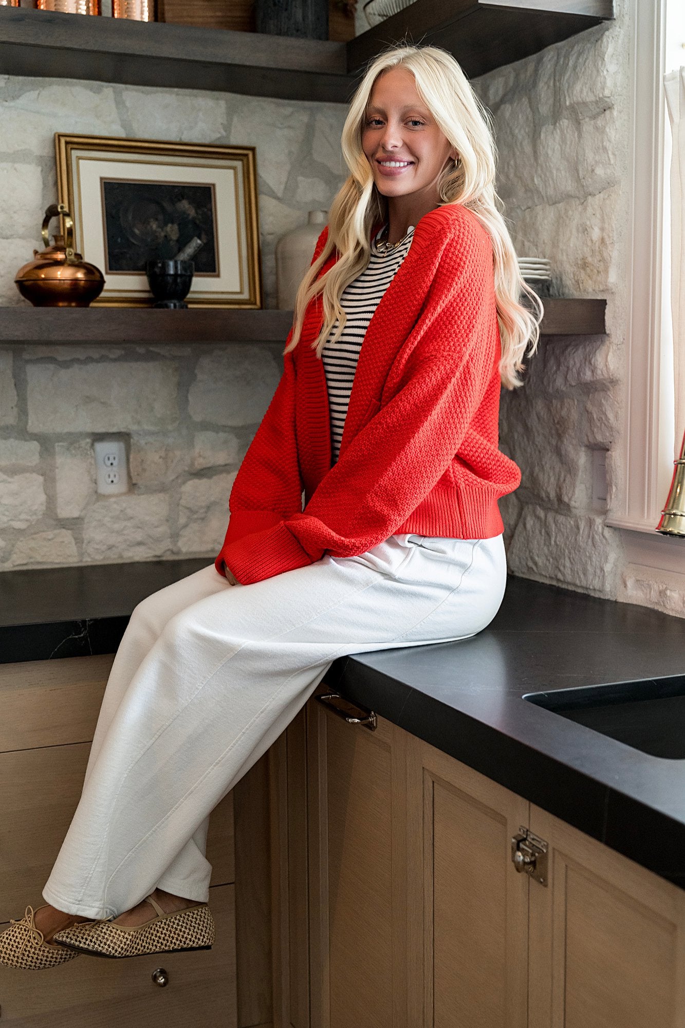 Rio Sweatpants in Cream Clothing Holley Girl 