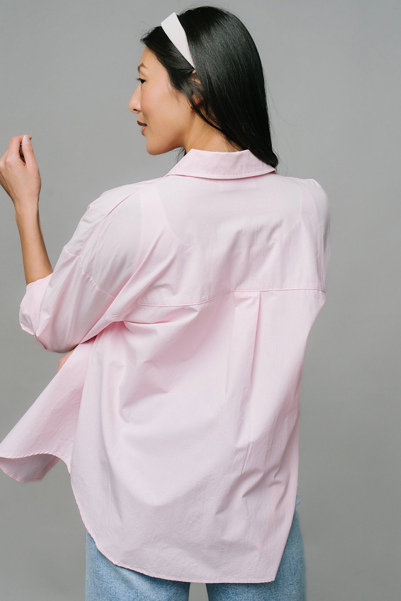 Petal Pink Button Up Clothing Holley Girl 
