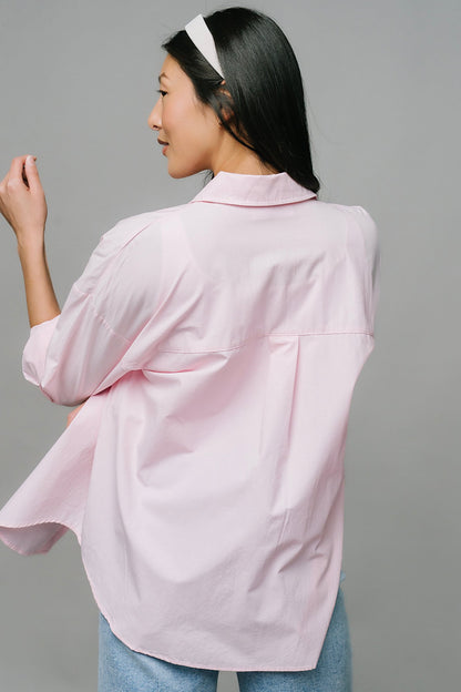 Petal Pink Button Up Clothing Holley Girl 