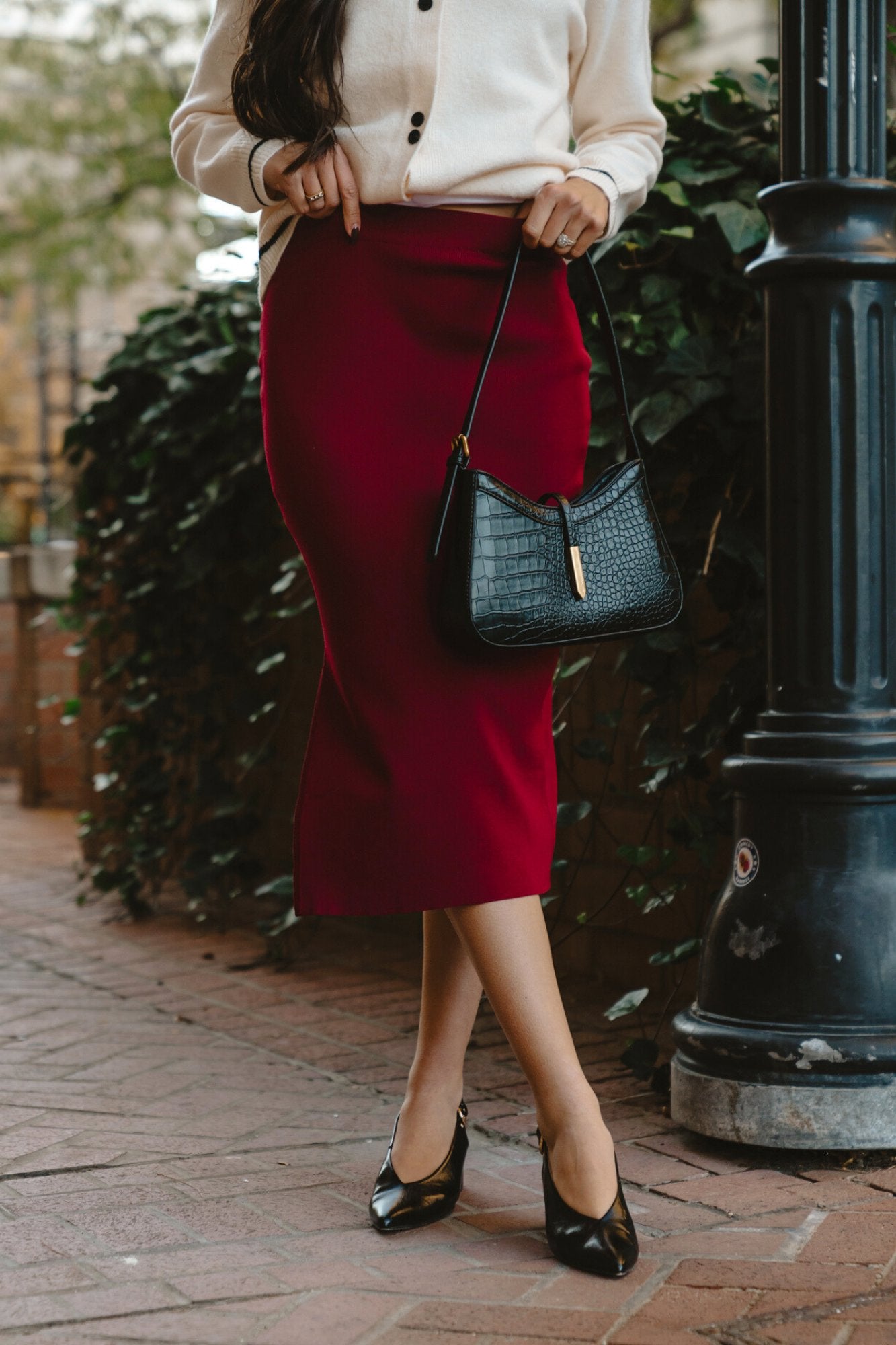 Leo Skirt in Cherry Clothing Holley Girl 