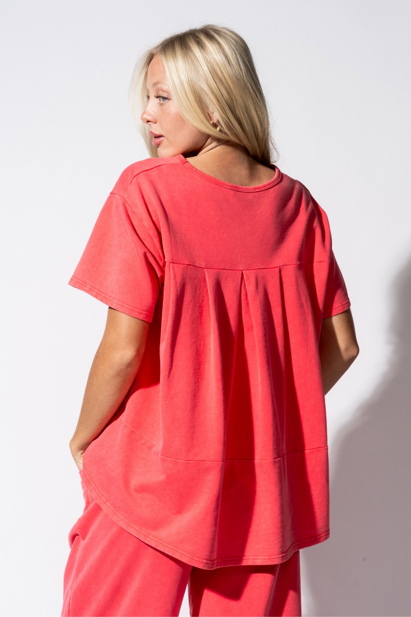 Flow Set in Coral Clothing Holley Girl 