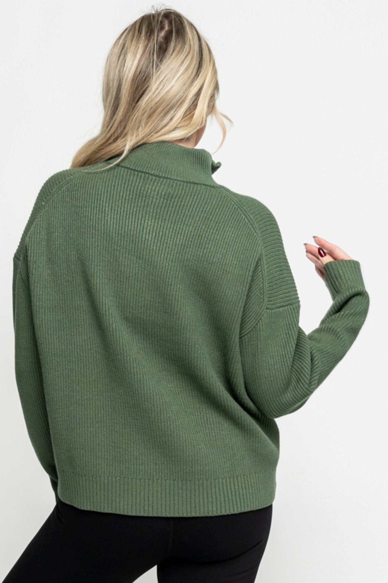 Aiden Sweater in Clover Holley Girl 
