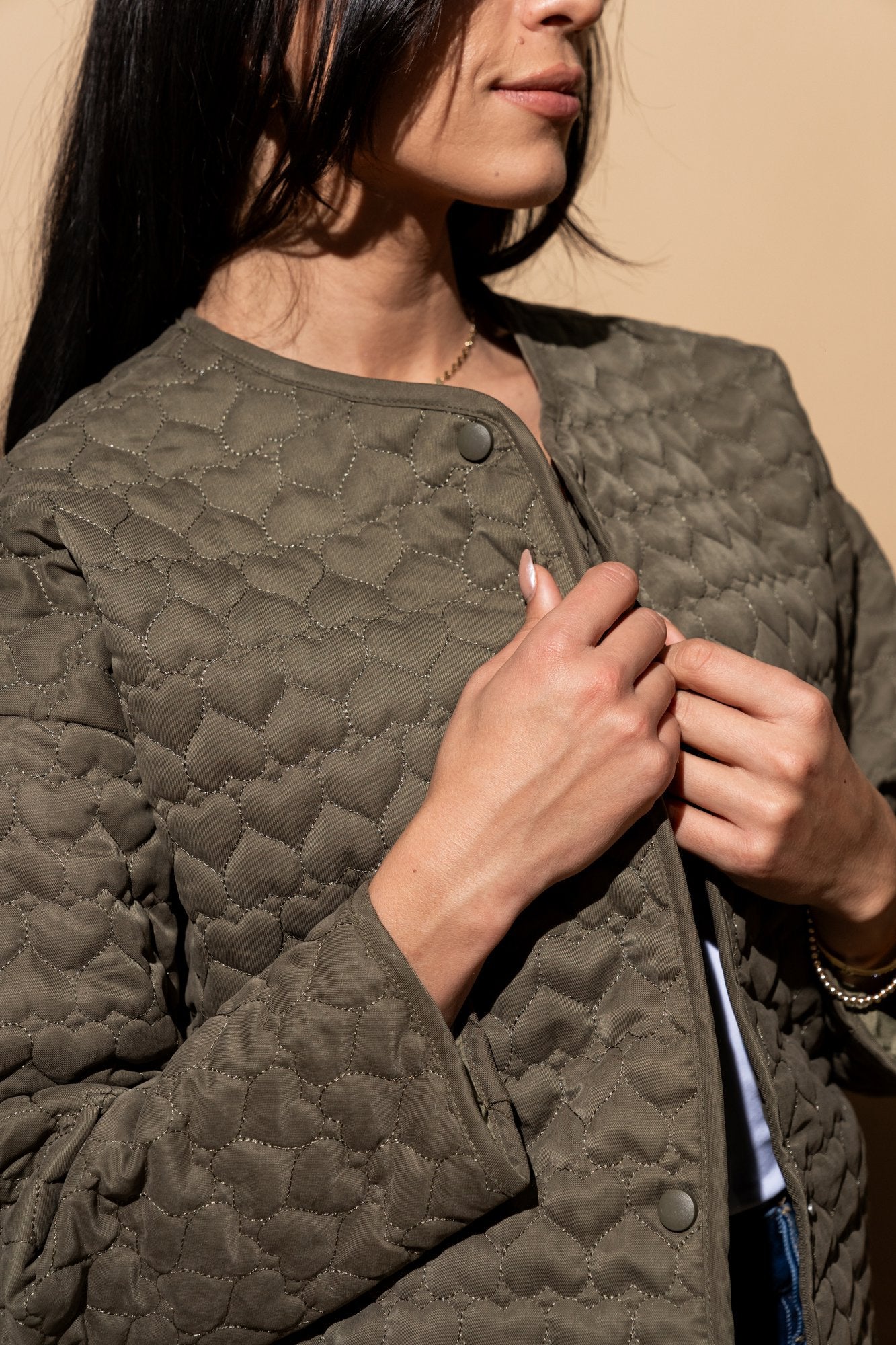 Heartfelt Quilted Jacket Clothing Holley Girl 