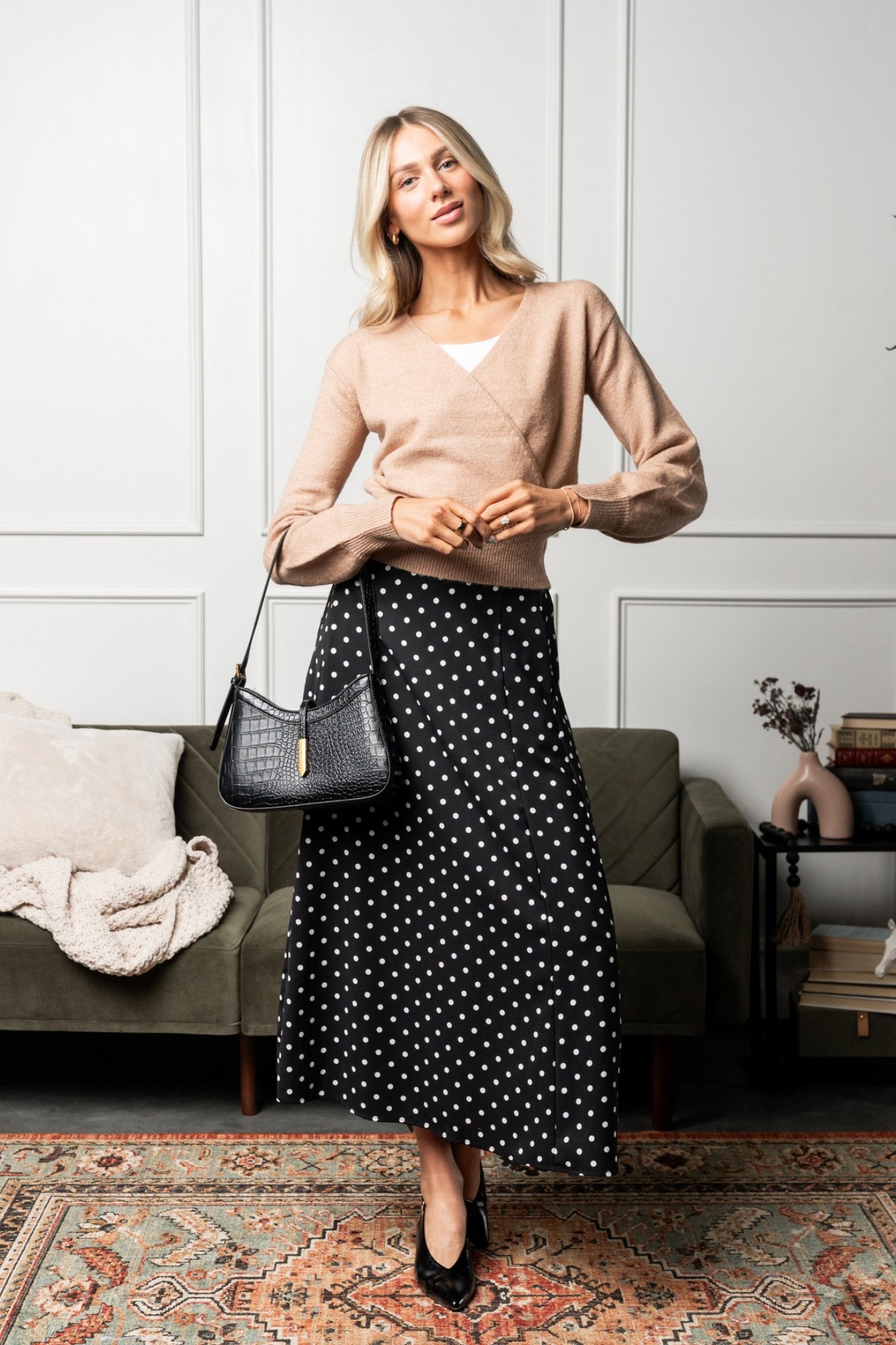 Montreal Sweater in Camel Clothing Holley Girl 