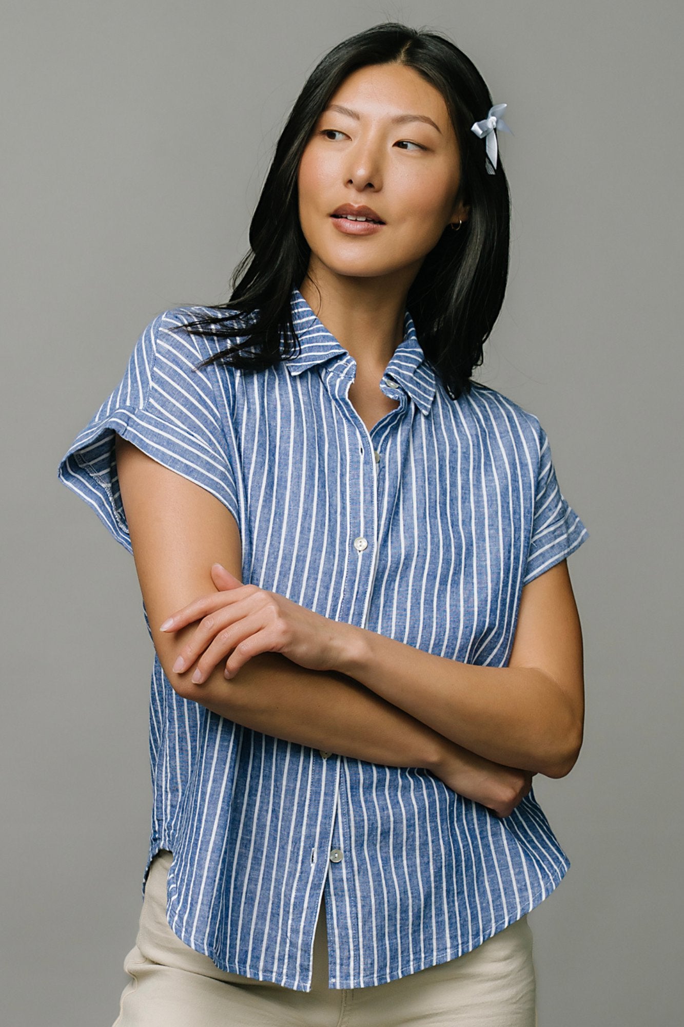 Weekend Stripe Top Clothing Holley Girl 