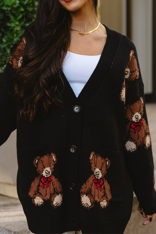 Beary Cozy Cardigan Clothing Holley Girl 