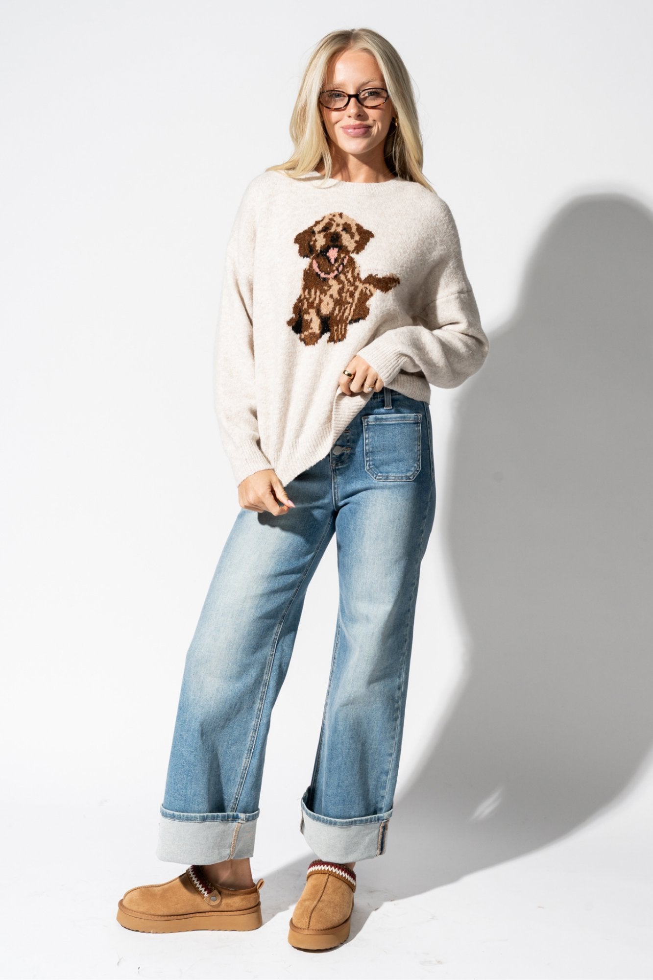 Furry Friend Sweater Clothing Holley Girl 