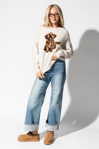 Furry Friend Sweater Clothing Holley Girl 