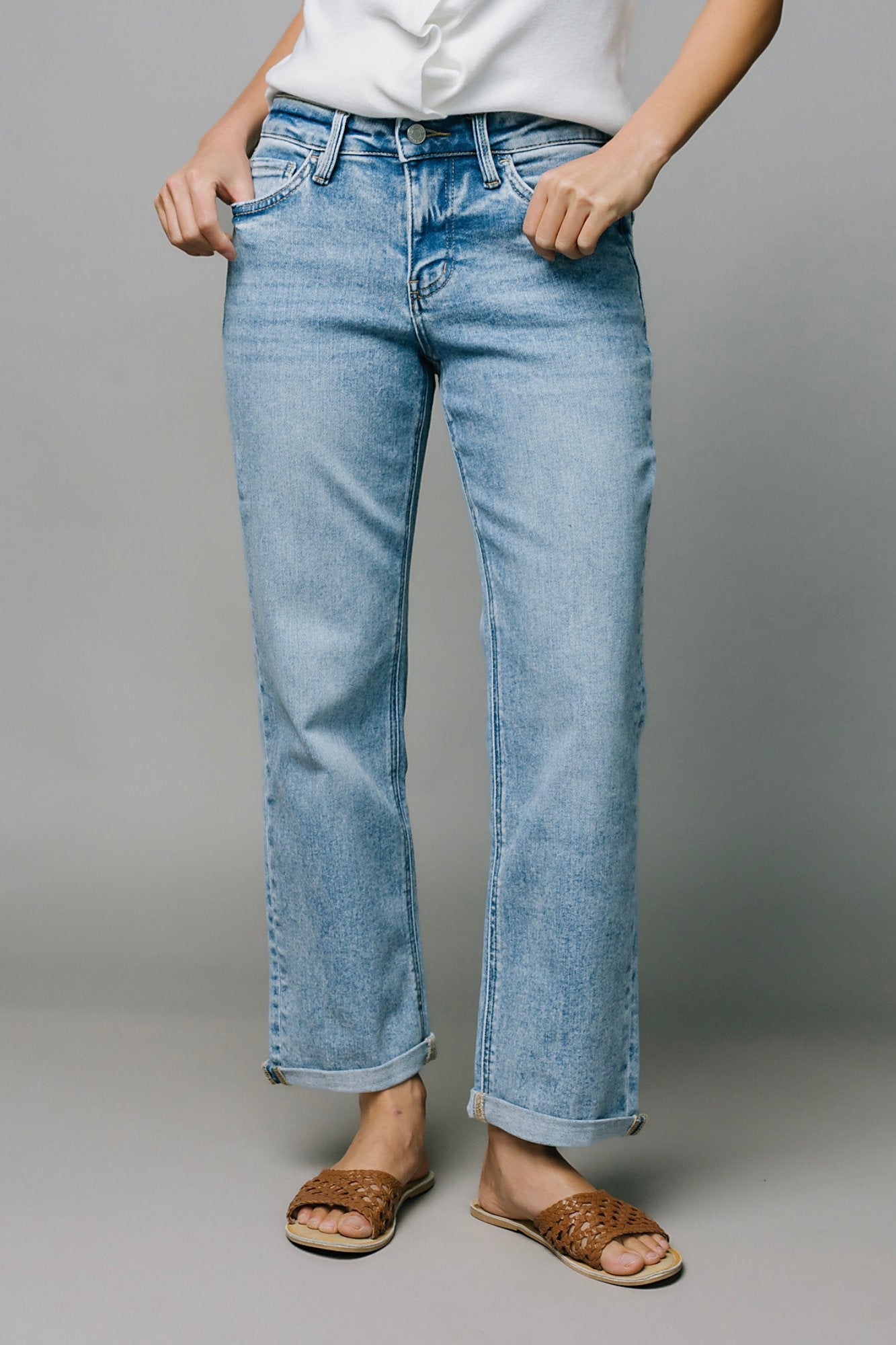 Sunset Straight Leg Jeans Clothing Holley Girl 