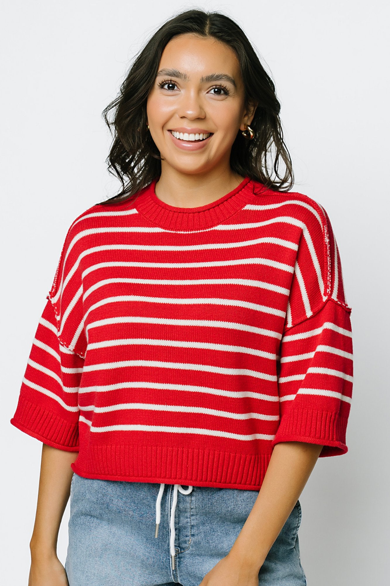 Hamptons Knit in Red Clothing Holley Girl 