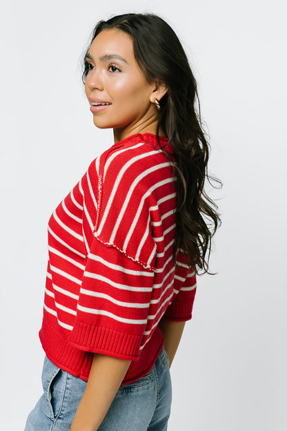 Hamptons Knit in Red Clothing Holley Girl 