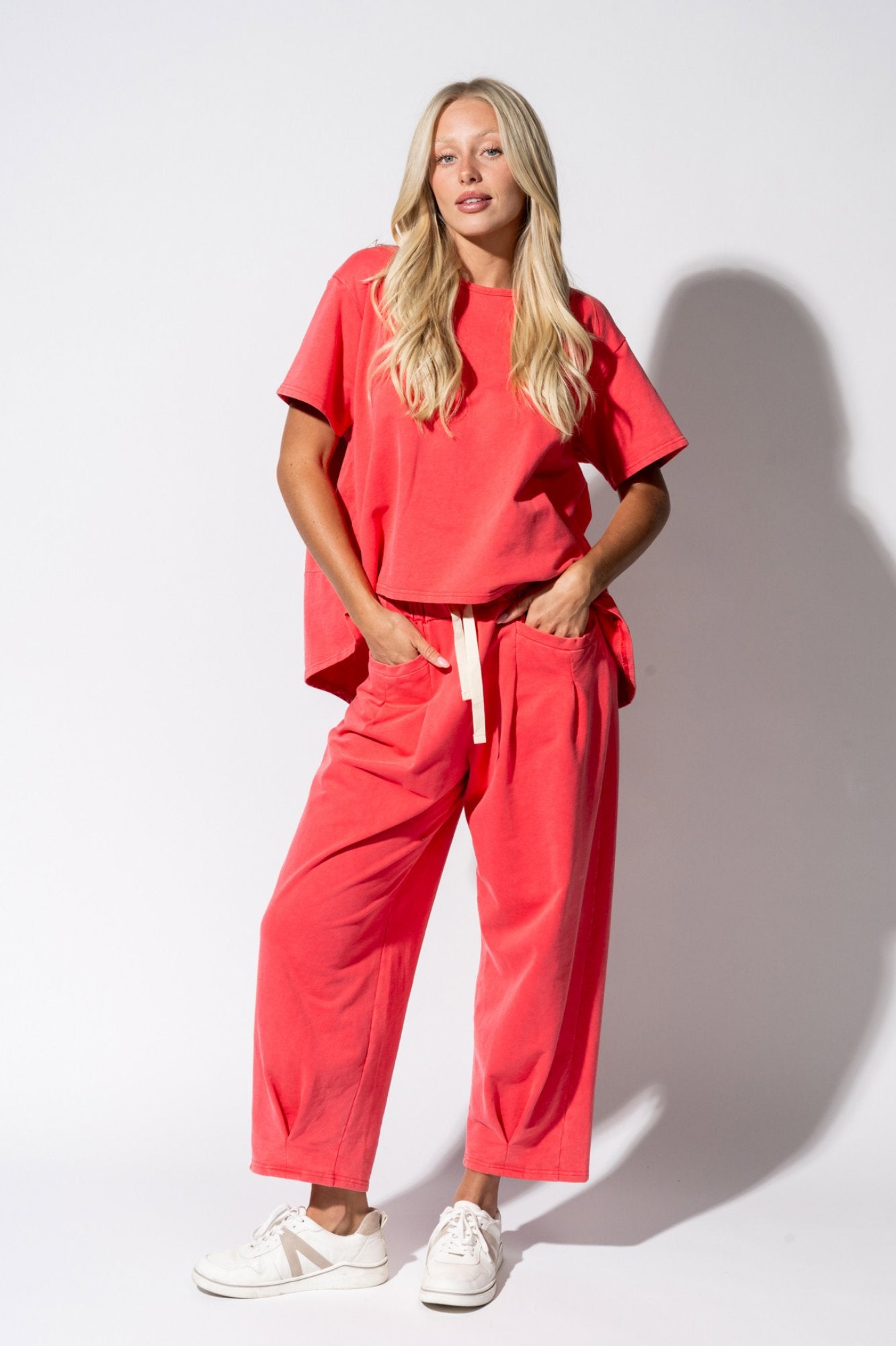 Flow Set in Coral Clothing Holley Girl 