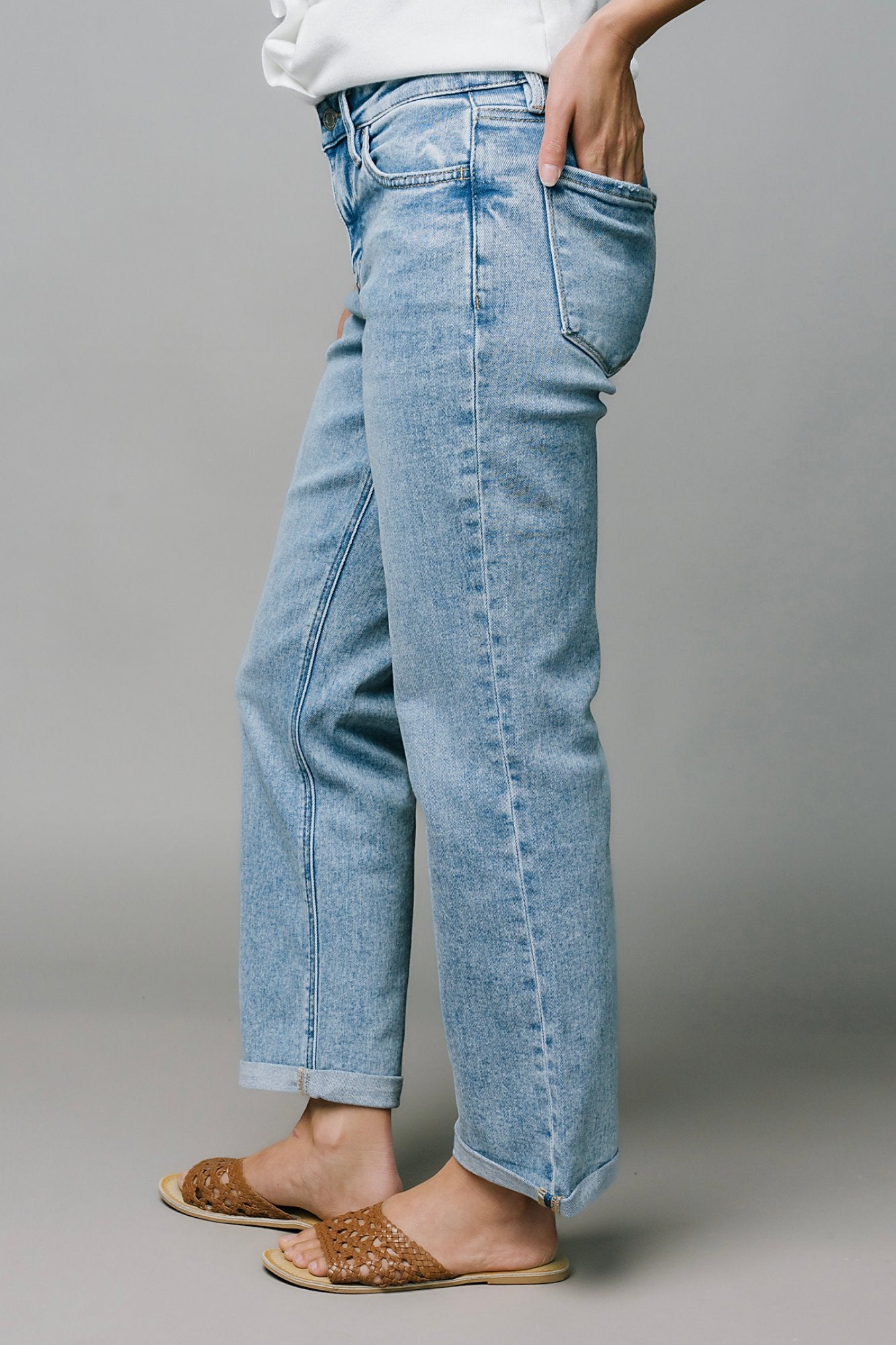 Sunset Straight Leg Jeans Clothing Holley Girl 