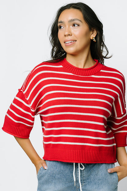 Hamptons Knit in Red Clothing Holley Girl 