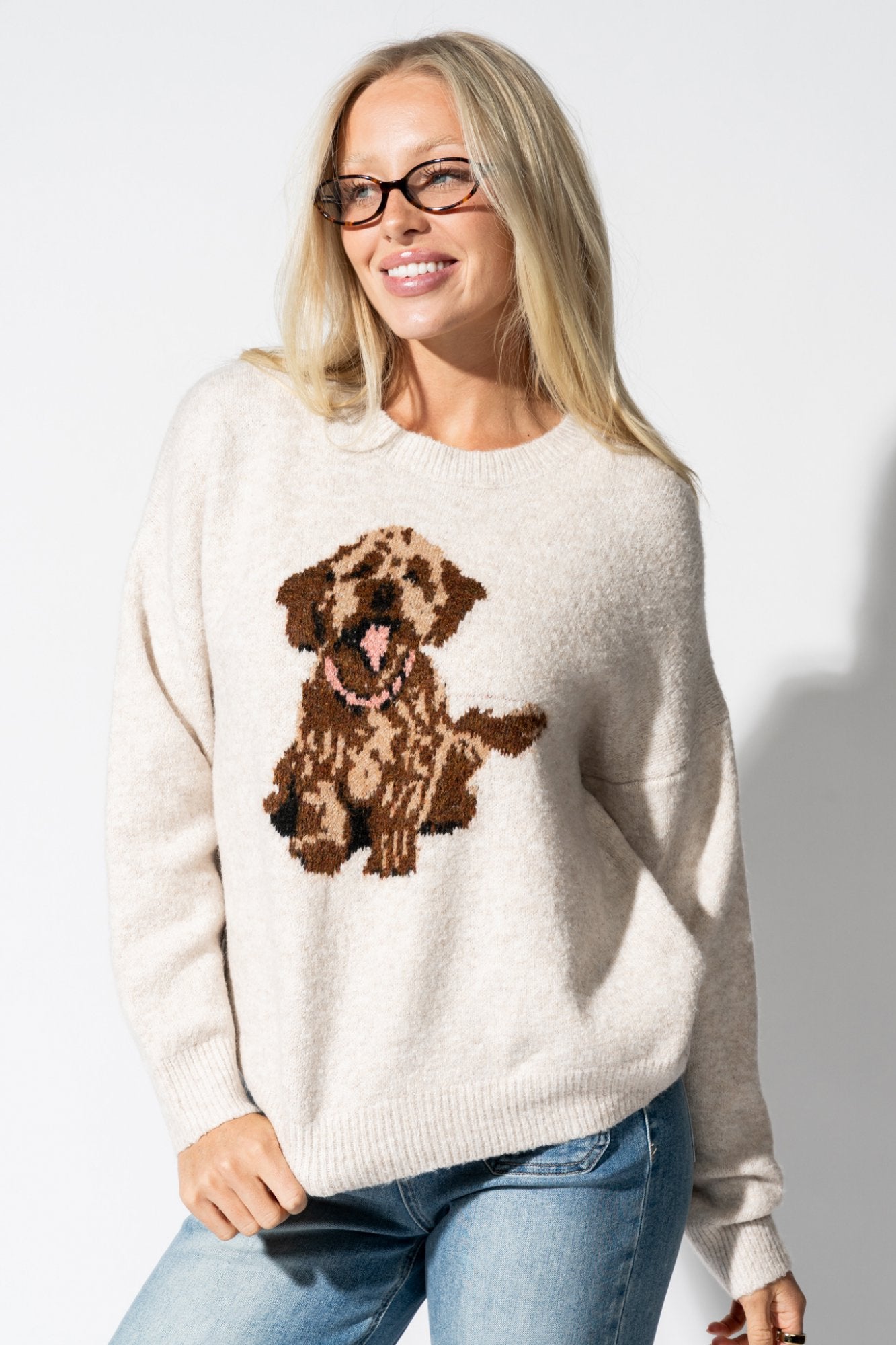 Furry Friend Sweater Clothing Holley Girl 