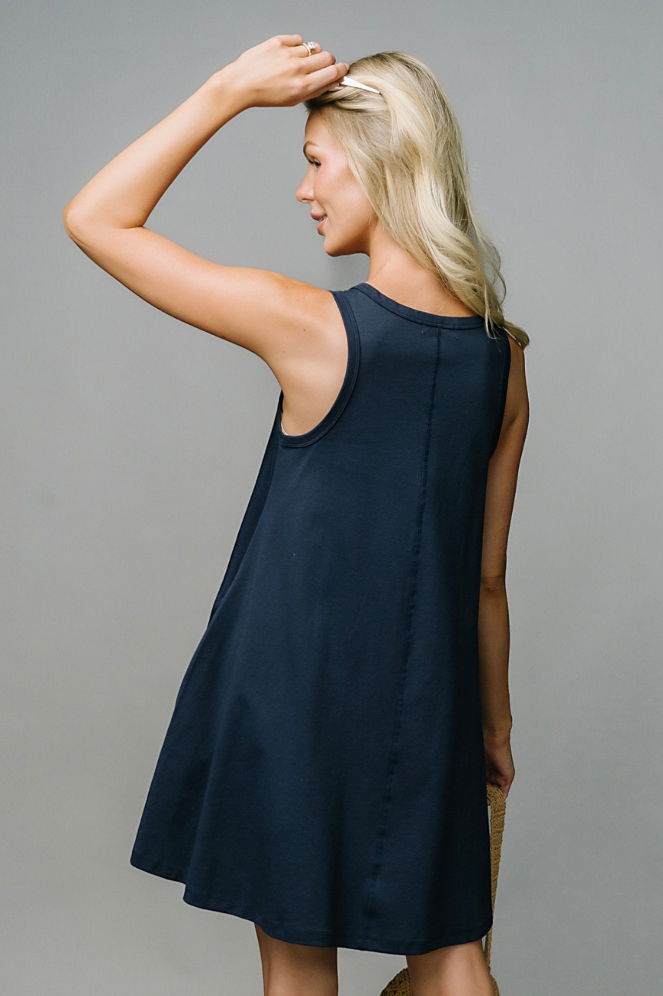 Summer in Navy Dress Clothing Holley Girl 