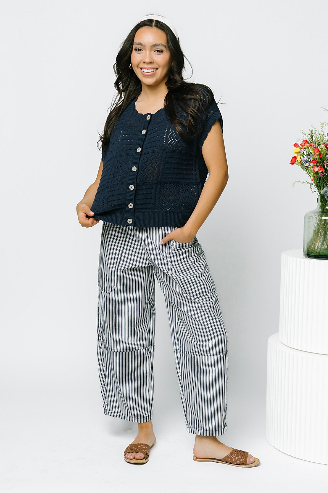 Briar Pants in Navy Clothing Holley Girl 
