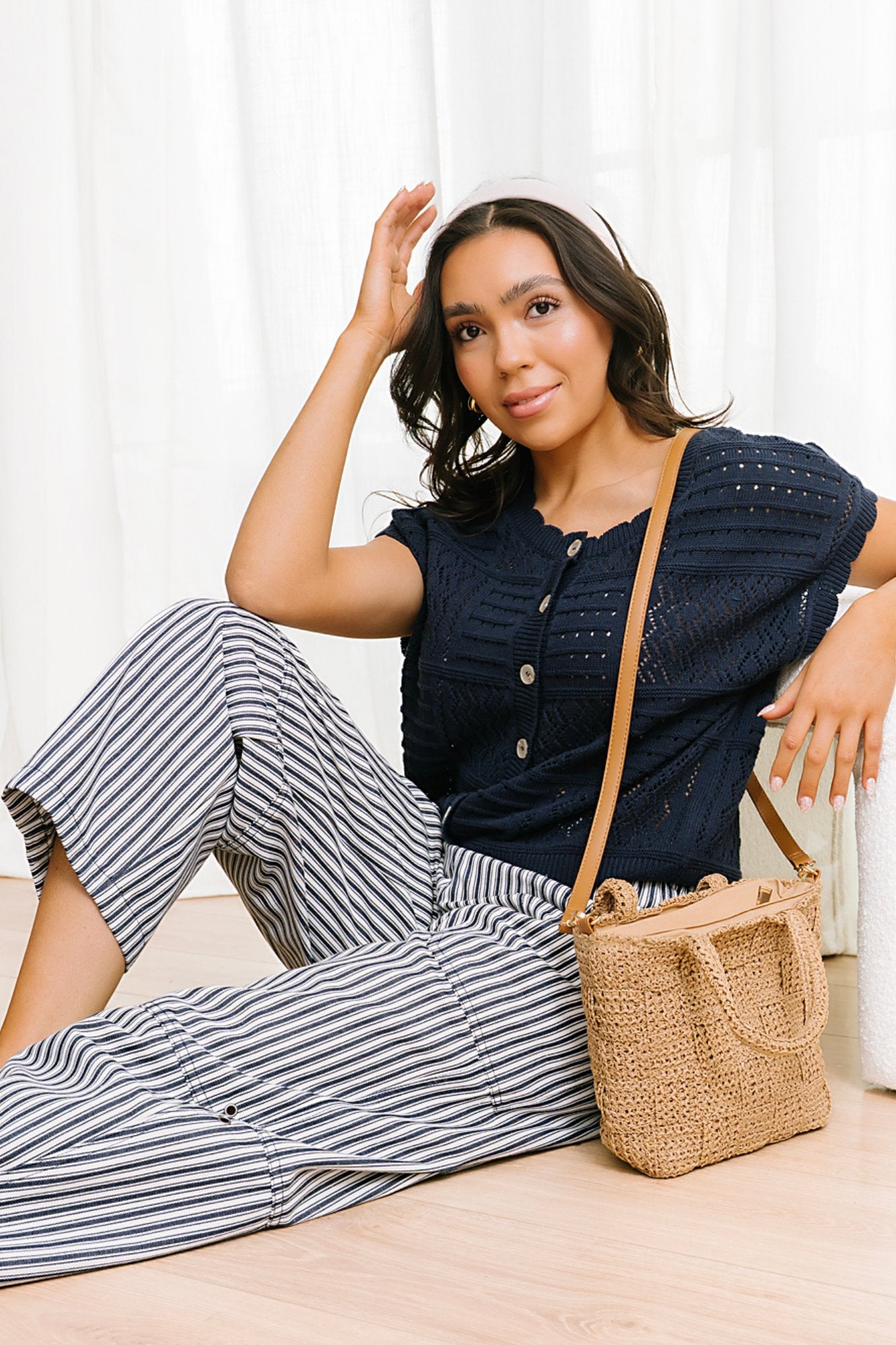 Briar Pants in Navy Clothing Holley Girl 