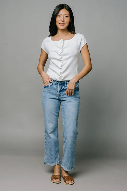 Sunset Straight Leg Jeans Clothing Holley Girl 