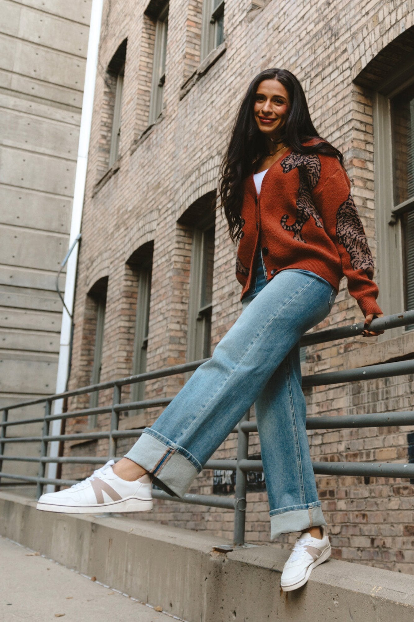 Tigress Sweater in Rust – Holley Girl