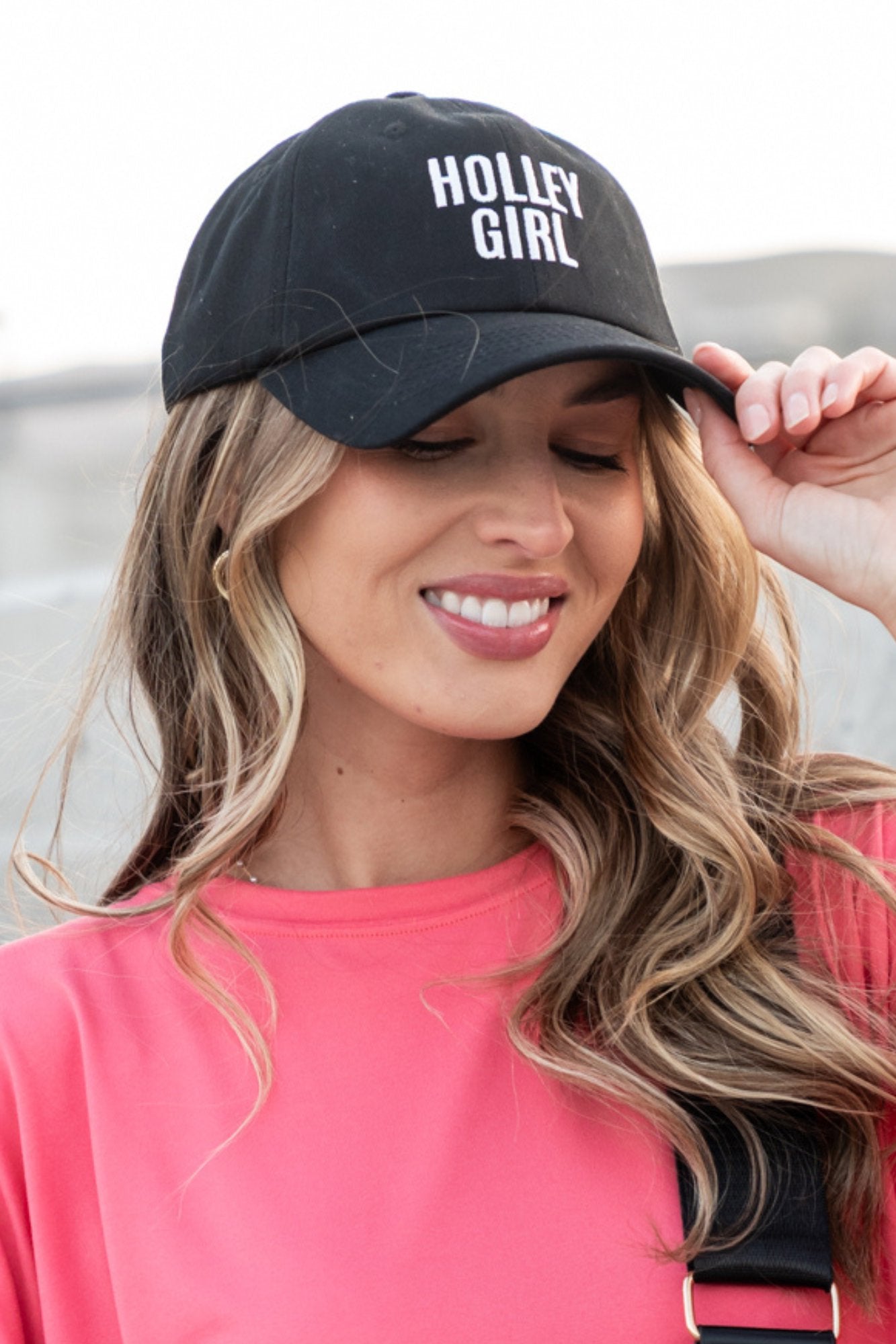 Holley Girl Ball Cap in Black Clothing Holley Girl 