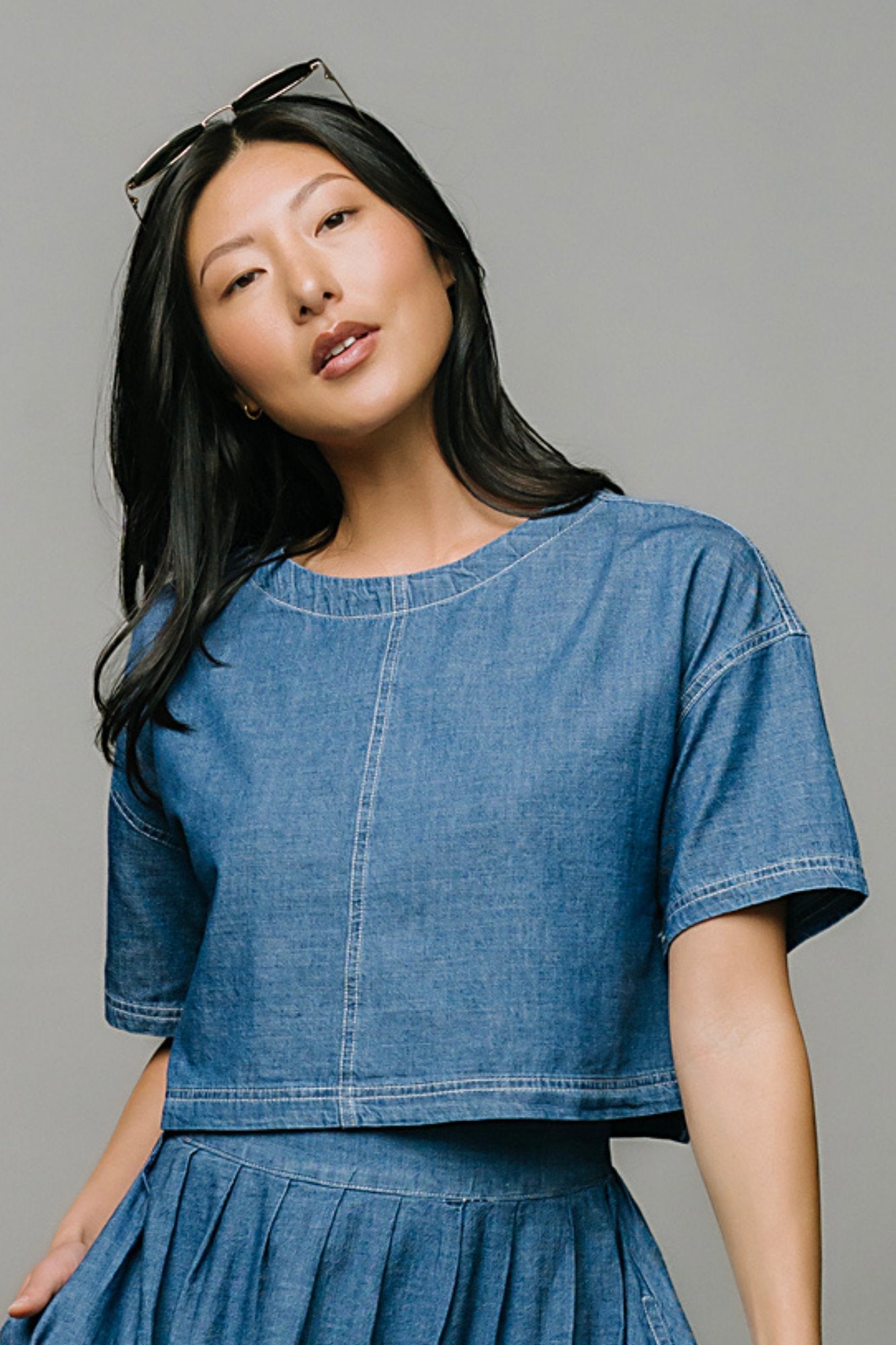 Easy Air Denim Tank Clothing Holley Girl 