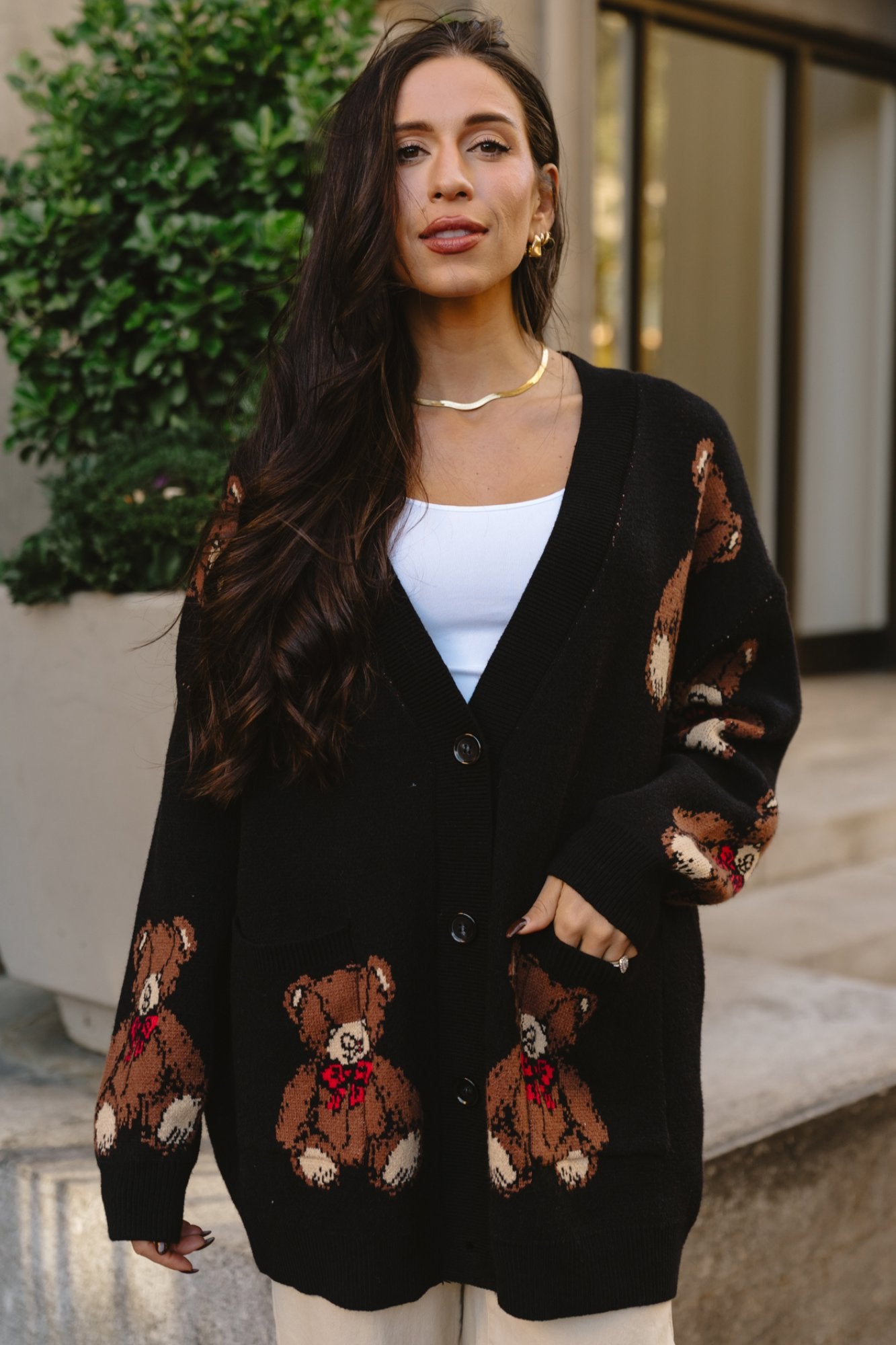 Beary Cozy Cardigan Clothing Holley Girl 